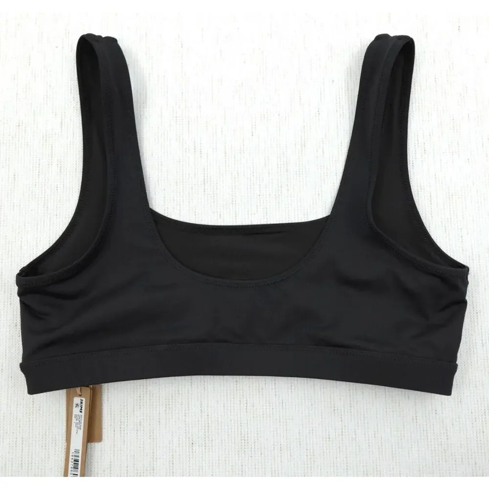SKIMS Swim Bikini Tank Top Size Large Onyx Sporty Beach
